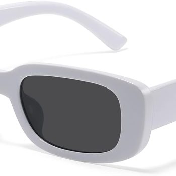 Rectangle Sunglasses for Women Men Trendy  Retro 90s Sun Glasses  Protection Cool Square Frame