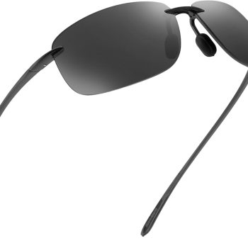 Sport Sunglasses for Men Women  Rimless Frame for Running Fishing Cycling Driving