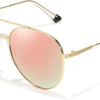Tangle Free Aviator Sunglasses for Women Men Polarized Sun Glasses With UV Protection 2026 Fasion Trendy Shades