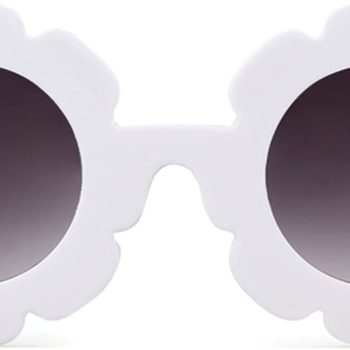 Sunglasses for Kids Round Flower Cute Glasses UV 400 Protection Children Girl Boy Gifts