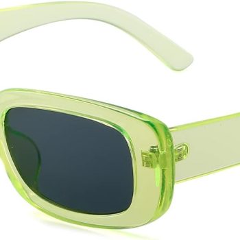 Rectangle Sunglasses for Women Retro Driving Glasses 90’s Vintage Fashion Narrow Square Frame  Protection