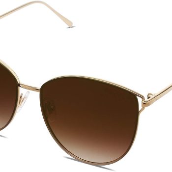 Mirrored Flat Lens Fashion Sunglasses for Women