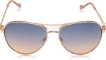 Women's  Classic Metal Aviator Pilot Sunglasses with UV400 Protection