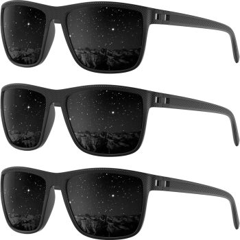 Polarized Sunglasses Men Women, Mens Sunglasses Lightweight UV Sun Glasses for Fishing Driving Golf